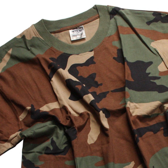 US T-Shirt, halbarm, verstärkter Rundhals